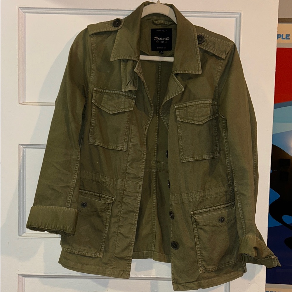 Madewell Olive Utility Jacket